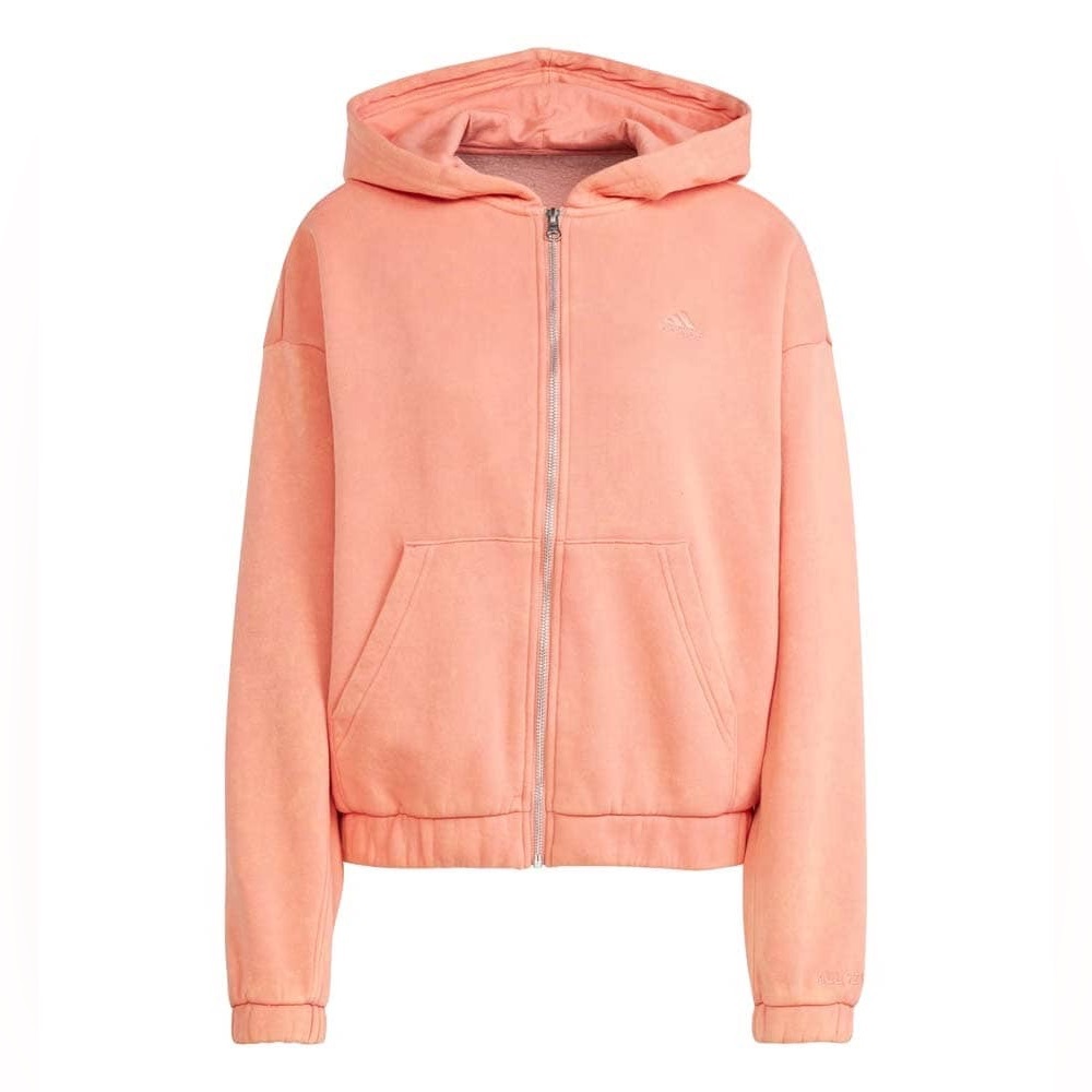 ADIDAS Women's All SZN Fleece Full-Zip Track Top. Size M